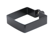 Collier de finition pour poteau 8x8 cm RAL9005 noir