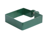 Collier de finition pour poteau 8x8 cm RAL6005 vert