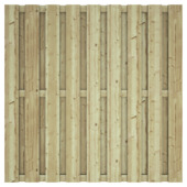 Schutting Royal grenen hout 180 x 180 cm 17 planks
