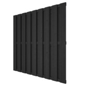 Schutting Royal grenen hout antraciet 180 x 180 cm