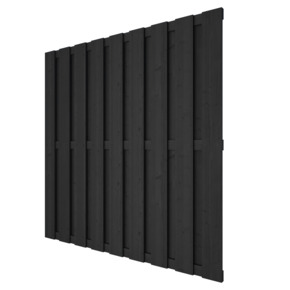 Schutting Royal grenen hout antraciet 180 x 180 cm