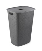 Curver wasmand met deksel Softex 56 L antraciet