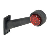 Feu de largeur LED droit Carpoint 60° rouge/blanc 200 mm