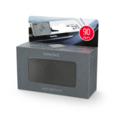 Vinove luchtverfrisser leather eclipse silverstone