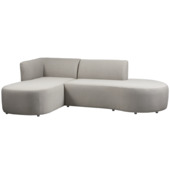 WOOOD loungeset tuin Chios zand kleurig polyolefin links