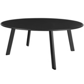 Table d'appoint WOOOD Fer métal noir ø 70 cm