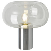 Lampe de table Noah E27 chromé Ø 30x30 cm