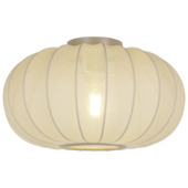 Plafonnier Evi E27 beige Ø 39x22 cm