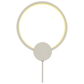 Applique murale June LED 7,5 W dimmable beige Ø 22x26,5 cm