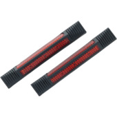 Carpoint deurstrip 140 mm zwart 2 stuks