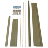 Deurkassement MDF hydro onbehandeld 201,5x20x1,8 cm