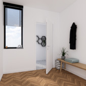 Schilderdeur Colore RF30 spaanderplaat brandwerend wit 201,5x73 cm