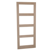 Binnendeur Pannello M06 MDF/eik fineer met helder glas 201,5x78 cm