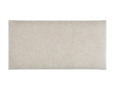 Coussin mural lin taupe 60x30 cm