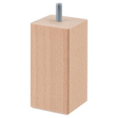 Duraline meubelpoot vierkant naturel eiken 5x5x10 cm