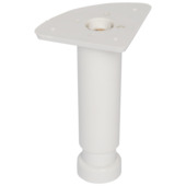 Pied de meuble rond Duraline blanc Ø 3,5x12x18 cm