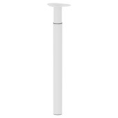 Duraline tafelpoot rond wit Ø5,6x70x110 cm