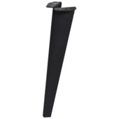 Pied de meuble Duraline Folded Leg Sola noir 40cm