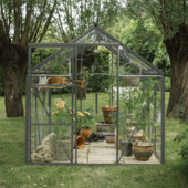 Royal Well Kate III serre full option aluminium groen/grijs 6,0 m²