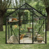 Royal Well Kate V serre full option aluminium zwart 8,33 m²