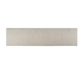 Coussin mural lin taupe 120x30 cm
