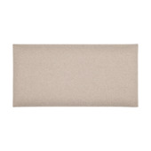 Coussin mural bouclé taupe 60x30 cm