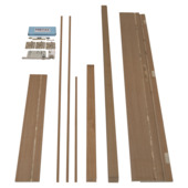 Deurkassement multiplex/eik fineer 201,5x25x1,8 cm