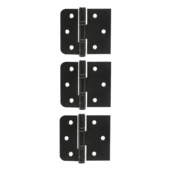 Deurscharnieren zwart 3 stuks