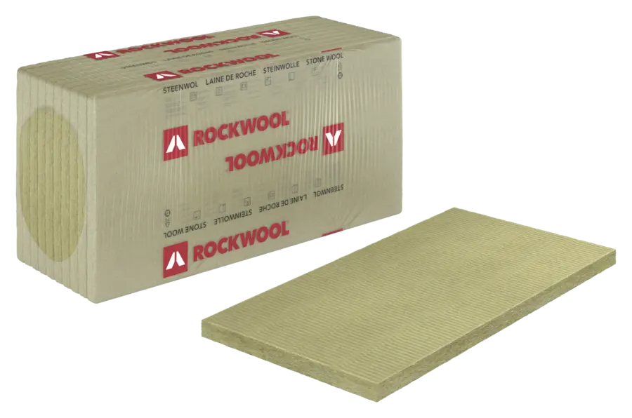 Rockwool Rocksono Base steenwol wandplaat 100 x 60 cm 4,5 cm 7,2 m² (Rd 1.2) 12 stuks