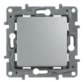 Bouton poussoir Niloé Legrand aluminium