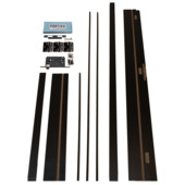 Deurkassement MDF Urban black  16,5 cm 202x100 cm