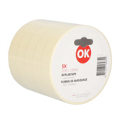 OK set van 5 schilderstapes 25 m x 19 mm