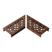 Stonewish Ultra Drain L-rooster corten disegno patroon