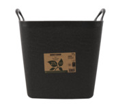 Seau de jardin flexible noir 27L - éco responsable