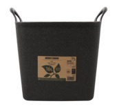 Seau de jardin flexible noir 16L - éco responsable