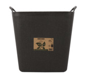 Flexibele kuip / emmer zwart 43L (100% gerecycled)