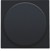 Niko draaiknop voor universele dimmer Intense Matt Black