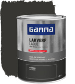 GAMMA binnenlak hoogglans RAL 9005 carbon 750 ml