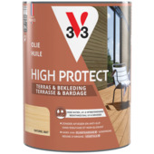 V33 High Protect olie terras en gevel houtolie zijdemat naturel 750 ml