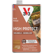 V33 High Protect olie tuinmeubel houtolie mat lichte eik 1 liter