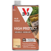 V33 High Protect olie tuinmeubel houtolie mat naturel 500 ml