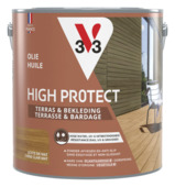 V33 High Protect olie terras en gevel houtolie zijdemat lichte eik 2,5 liter