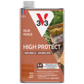 V33 High Protect olie tuinmeubel houtolie mat teak 500 ml