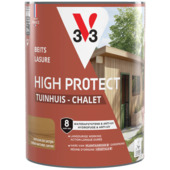 V33 High Protect beits tuinhuis zijdeglans natuur eik 750 ml