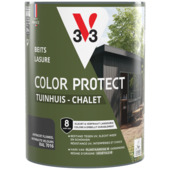 V33 Color Protect Tuinhuis beits mat RAL 7016 antraciet 750 ml