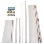 Deurkassement Urban wit multiplex 18 mm 201,5x40,0x1,5 cm