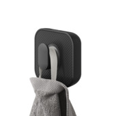 Tiger handdoekhaak groot Carv zwart