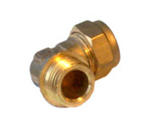 Raccord biconique équerre Van Marcke GO 1/2"Mxø10 mm cuivre