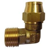 Raccord biconique équerre Van Marcke GO pour gaz naturel 1/2"Mxø12 mm