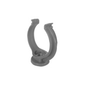 Van Marcke GO Collier clips M7 - Ø12 mm PVC - Gris 5 pièces